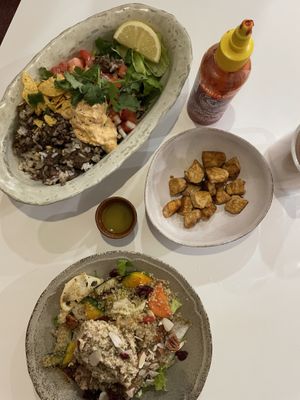 Mexican rice - tempeh - quinoa salad   at Veggies - 베지스 in Seoul