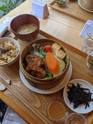 Vegan lunch at Fumikaden in Matsuyama