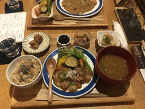 Meal option A at Fumikaden in Matsuyama