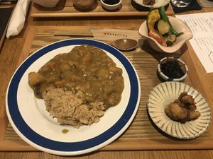 Meal option 2: curry at Fumikaden in Matsuyama