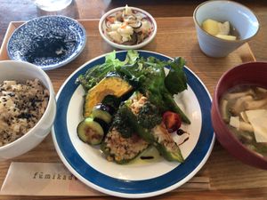 Macrobiotic Lunch at Fumikaden in Matsuyama