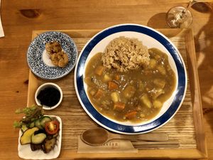 vegetarisches Curry at Fumikaden in Matsuyama