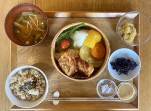 Lunch set  at Fumikaden in Matsuyama