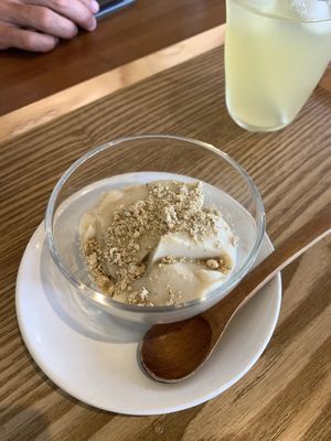 Vegan set desert  at Fumikaden in Matsuyama