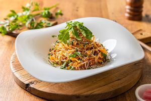 Vegan Bolonese Pasta at Loving Hut - Yeoksam Branch 러빙헛 서울 역삼점 in Seoul