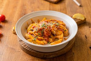 Vegan Chilli Cheese Fry at Loving Hut - Yeoksam Branch 러빙헛 서울 역삼점 in Seoul