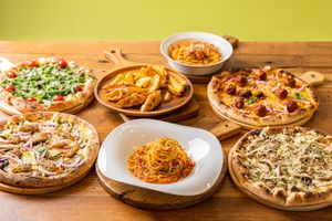 Pasta & Pizza at Loving Hut - Yeoksam Branch 러빙헛 서울 역삼점 in Seoul