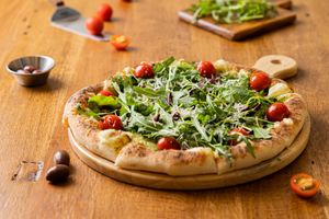 Vegan Rucola Pizza at Loving Hut - Yeoksam Branch 러빙헛 서울 역삼점 in Seoul