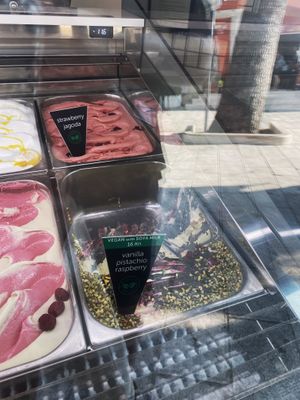 Two vegan options   at Botanovic in Makarska