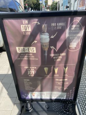 Menu  at The Braze in Frankfurt