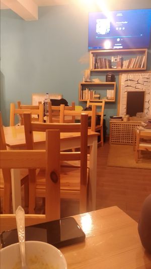 Livros e... at Bar O'Trancador in Lajes Das Flores