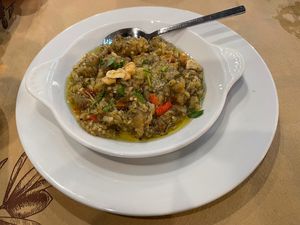 Aubergine  at Trilogia in Rhodes