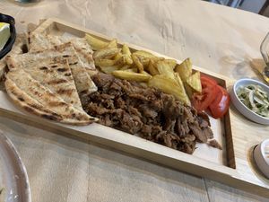 Vegan Gyros   at Trilogia in Rhodes