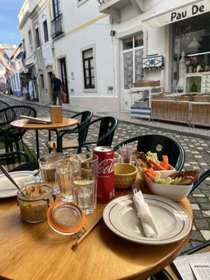 Nice street   at In Certo Cafe in Albufeira
