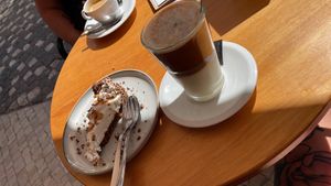 Vegan & GF: Coconut & Caramel cake   at In Certo Cafe in Albufeira