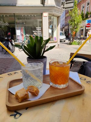 The alla pesca e limonata homemade at Tartoer in Antwerpen