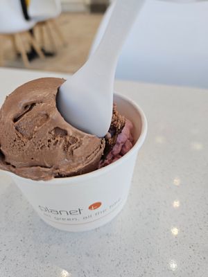 Chco/strawberry beet& raspberry at Heaven Creamery in Denver