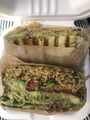 Veggie monster   at Living Green Cafe in Boca Raton