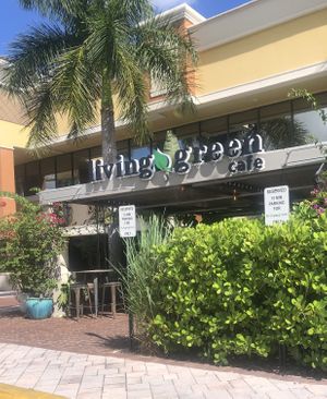 Front view  at Living Green Cafe in Boca Raton