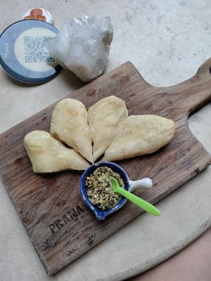 Cassava fingers at Prana Café in Cancun