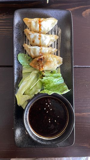 Frittierte Gyoza mit Gemüsefüllung  at An Nam in Koblenz