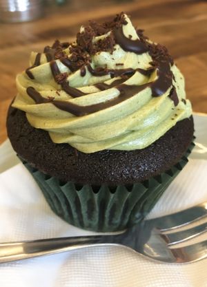 Cupcake at Aum Shanti Vegetarian Cafe and Gallery in Frankston