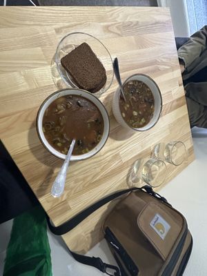 Incredible organ mushroom soup   at OÜ Veganurk in Rakvere