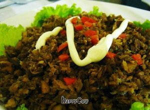 Mushroom Sisig at Ahs-Wes in Baguio City