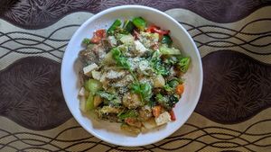 Vegetable Medley with Tofu at Ahs-Wes in Baguio City