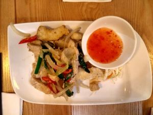 Salt and pepper tofu at MOC Kitchen in London