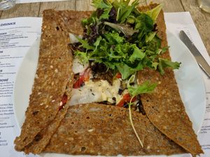 Vegan joy at Flo's Crêperie in Noosa Heads