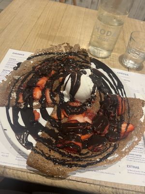   at Flo's Crêperie in Noosa Heads