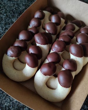 Biscotti di frolla montata at La Pasticceria Vegana in Baronissi