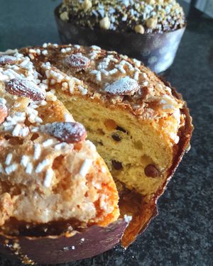 Panettone mandorlato  at La Pasticceria Vegana in Baronissi