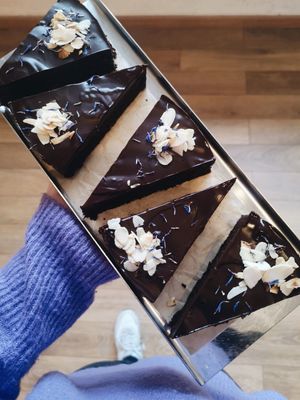 Brownie /vegan/ at Linka in Budapest