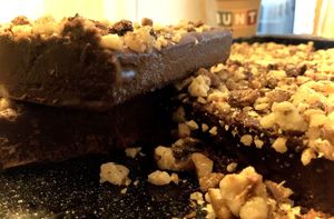 Homemade chocolate  at BUNT Bistro in Cluj-napoca