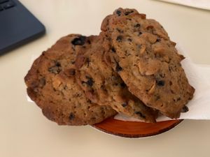 Blueberry cookies   at BUNT Bistro in Cluj-napoca