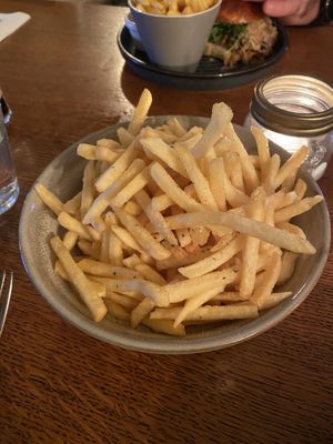Vegan rosemary chip  at The Peterville Inn in St Agnes