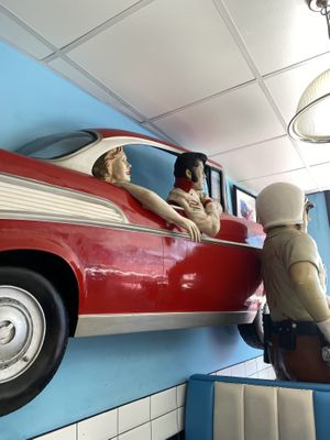 Elvis themed at Grumpy's Diner in Southend-on-sea