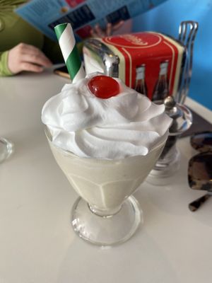 Vegan milkshake!  at Grumpy's Diner in Southend-on-sea