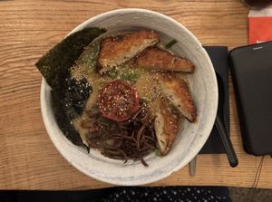 Vegan tonkotsu ramen .  at Buya Izakaya Ramen in Berlin