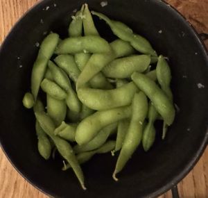 Edamame.  at Buya Izakaya Ramen in Berlin