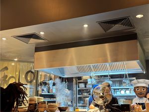 Open kittchen .  at Buya Izakaya Ramen in Berlin