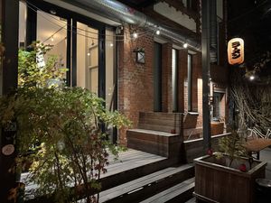 Entrance/outside area in the backyard.  at Buya Izakaya Ramen in Berlin