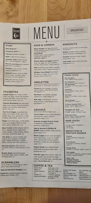  at Dream Cafe - Uptown in Dallas