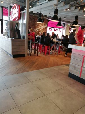 Seating area at Slim Chickens in Cannock