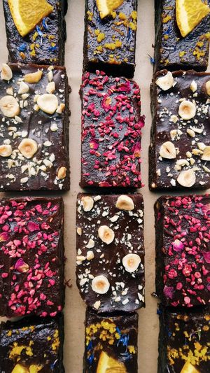 Brownies at Smoosh in Tynemouth