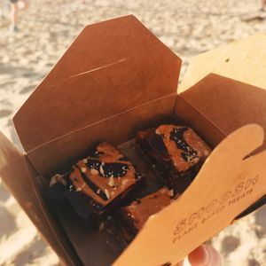 Raw Snickers Snacks at Smoosh in Tynemouth