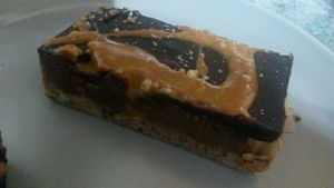 Raw snickers bar at Smoosh in Tynemouth