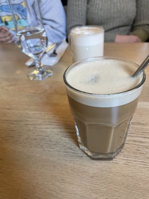 iced chai latte with oat milk  at Le Toasteur Villeray in Montreal